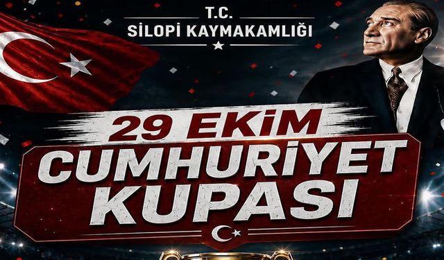 Silopi’de Cumhuriyet Kupası için geri sayım başladı