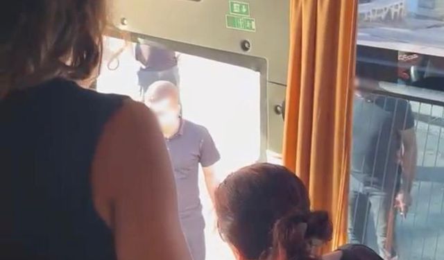 Sağlık personelinin servisine saldırı!