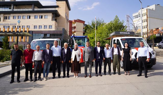Şırnak Belediyesine Yeni Araç Desteği