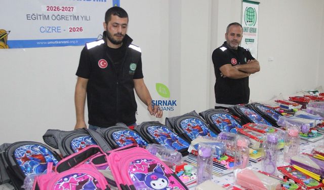 Umut Kervanı’ndan Cizre’de Eğitime Destek