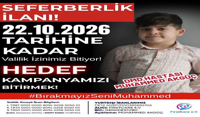 DMD Hastası Muhammed İçin Zamanla Yarış, Yardım Kampanyasında Son 2 Ay