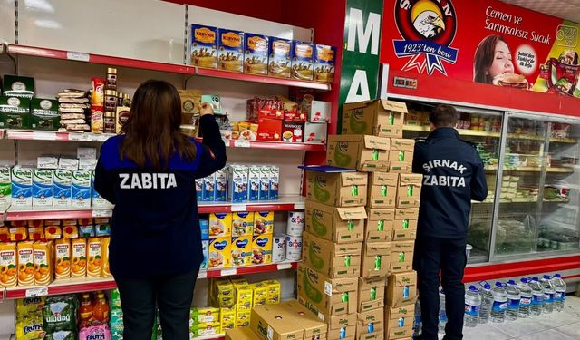 Şırnak Belediyesi’nden İşletmelere Zabıta Denetimi