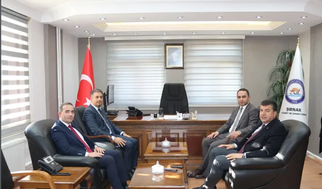 Silopi Kaymakamı Çağlar Partal’dan Şırnak TSO’ya Ziyaret