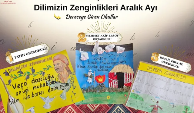 Cizre’de “En İyi Cümle ve Afiş Yarışması” Sonuçlandı