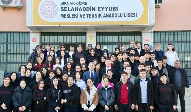 Şırnak Milli Eğitim Müdürü Nas’tan Okul Ziyareti