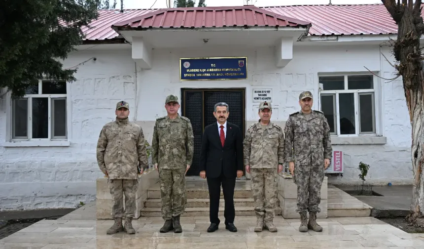 Vali Ekici’den Şenoba Jandarma Karakolu’na Ziyaret