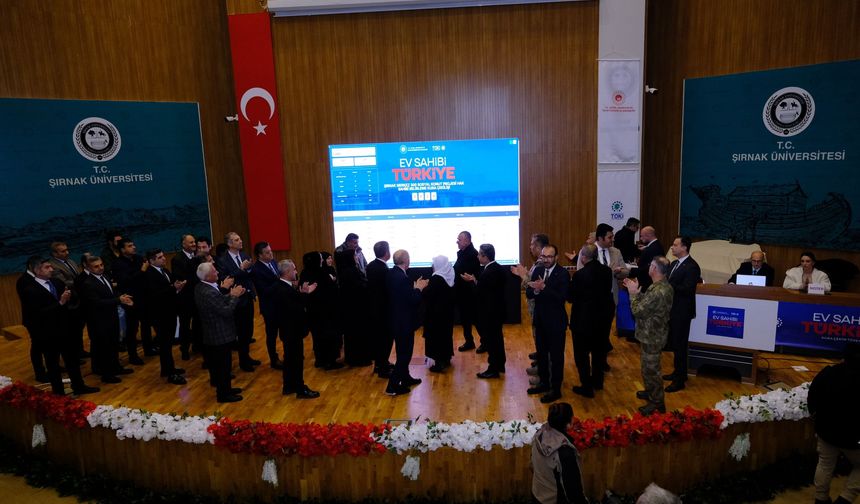 Şırnak’ta “Yüzyılın Konut Projesi” Kurası Gerçekleşti.1.492 Aile Ev Sahibi Oldu