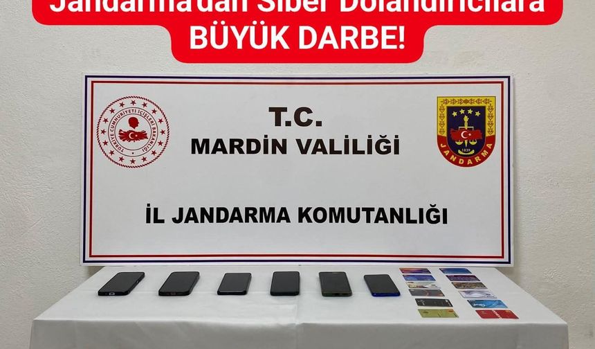 Jandarma’dan siber dolandırıcılara büyük darbe