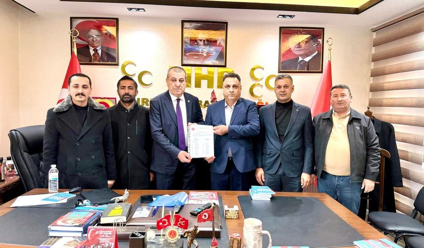 MHP Şırnak Merkez İlçe Başkanlığında Görev Değişimi