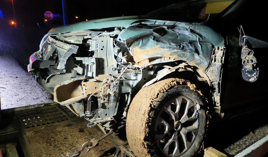 Komşu ilde araçlar çarpıştı,7 yaralı