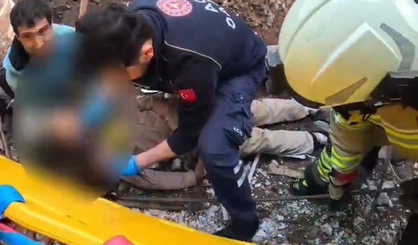 Üniversitede başına demir saplanan işçi ağır yaralandı