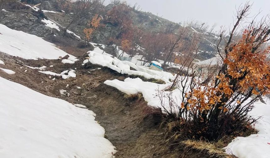 Heyelan tehlikesine karşı Şırnak’ta koordineli müdahale