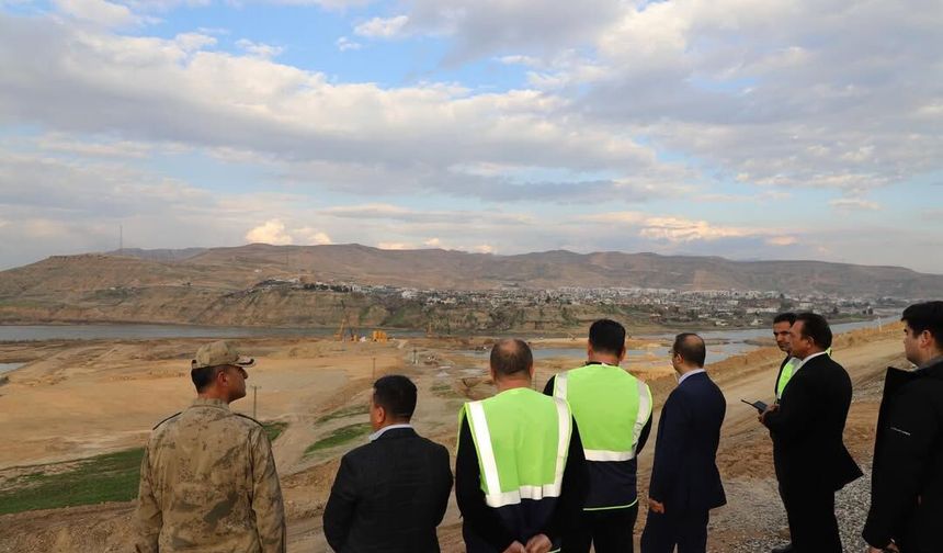 Cizre Baraj İnşaatı Hızla Yükseliyor!