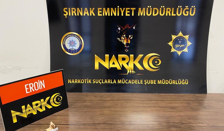 Şırnak’ta narko ekiplerinden zehir tacirlerine geçit yok