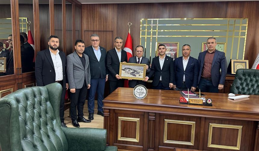 Sendikacılardan İl Müftüsüne Ziyaret