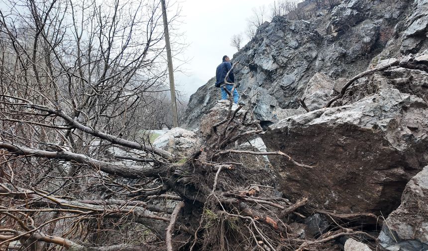 Şırnak'ta  heyelan nedeniyle 11 yerin yolu ulaşıma kapandı