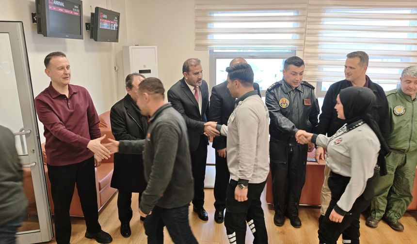 Şırnak Şerafettin Elçi Havalimanında bayramlaşma töreni