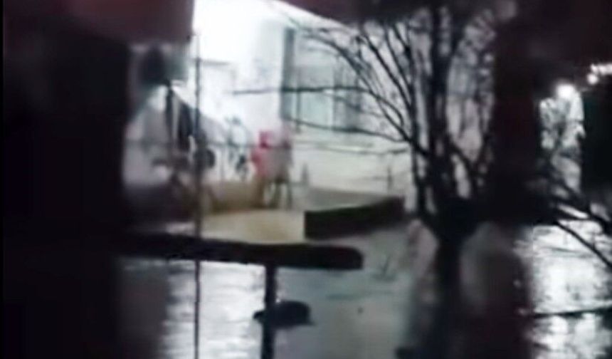 Şırnak'ta Köy yolları göle döndü