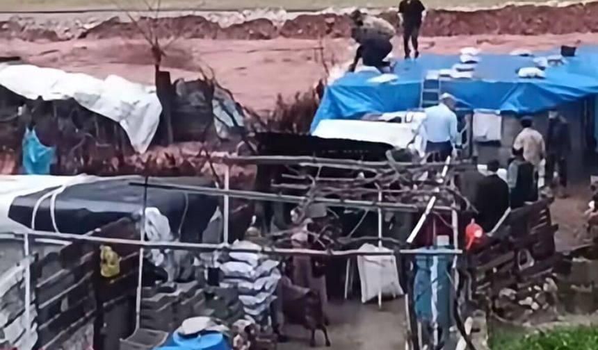 Kasrik’te Dereler Taştı, Evler Sular Altında