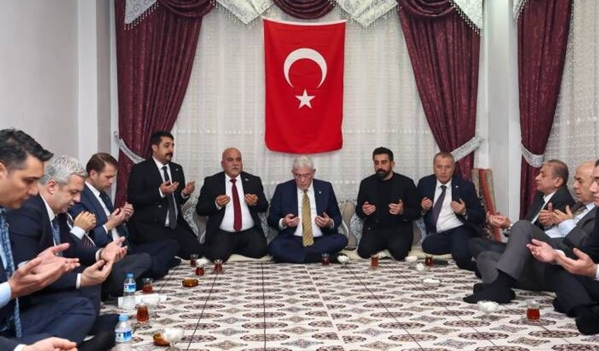 Müsavat Dervişoğlu Şırnak’ta Şehit Aileleriyle Buluştu