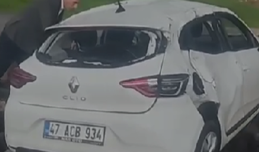 Cizre  Yolunda Kaza, Biri Çocuk 3 Yaralı  O Anlar Kamerada!