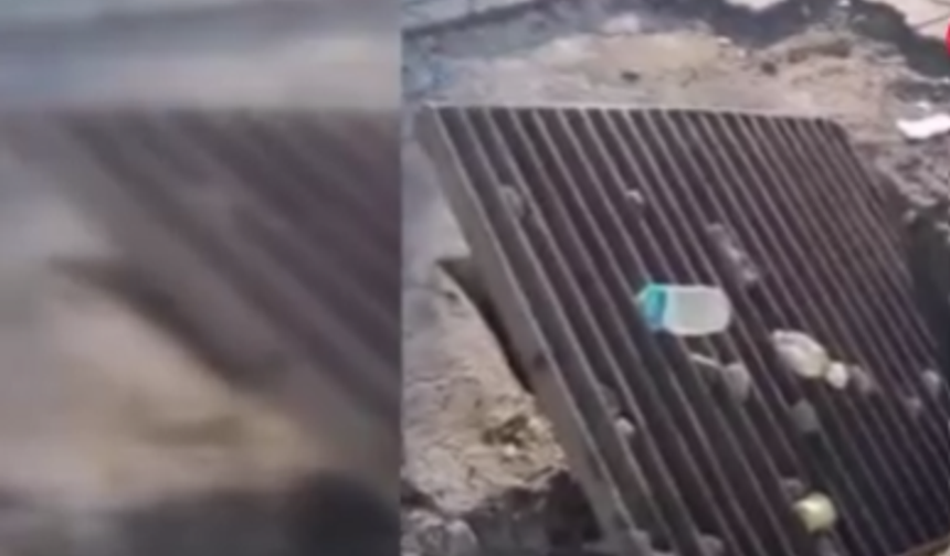 Bastığı Mazgal Kayan Kız Öğrenci 1,5 Metrelik Çukura Düştü