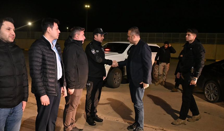 Şırnak’ta Sınır Güvenliği için Müdür Sazak Habur’da