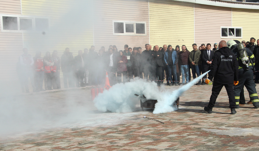 Kriz Anı Uygulaması Şırnak’ta Hayata Geçti