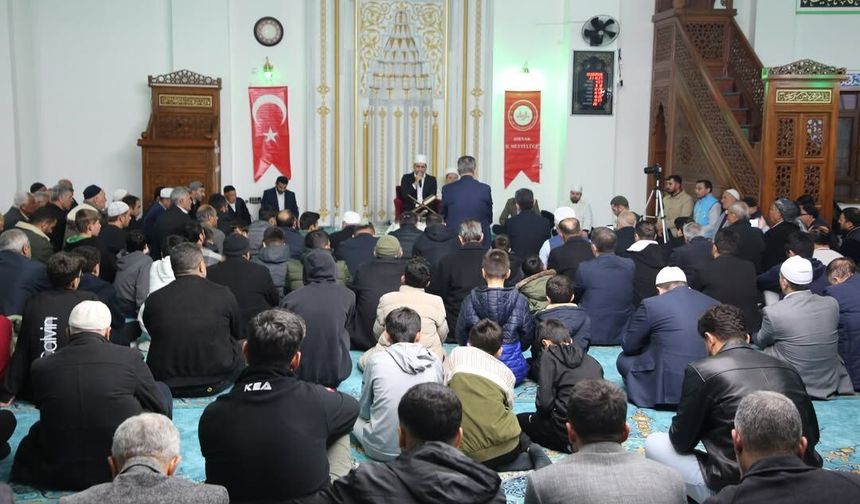 Şırnak Protokolü ve Vatandaşlar Kur’an Sofrasında Buluştu