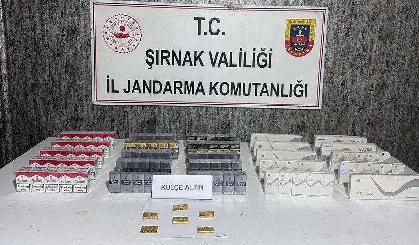 Şırnak'ta Kilo Kilo Altın ve Milyonluk Kaçak Operasyonu!