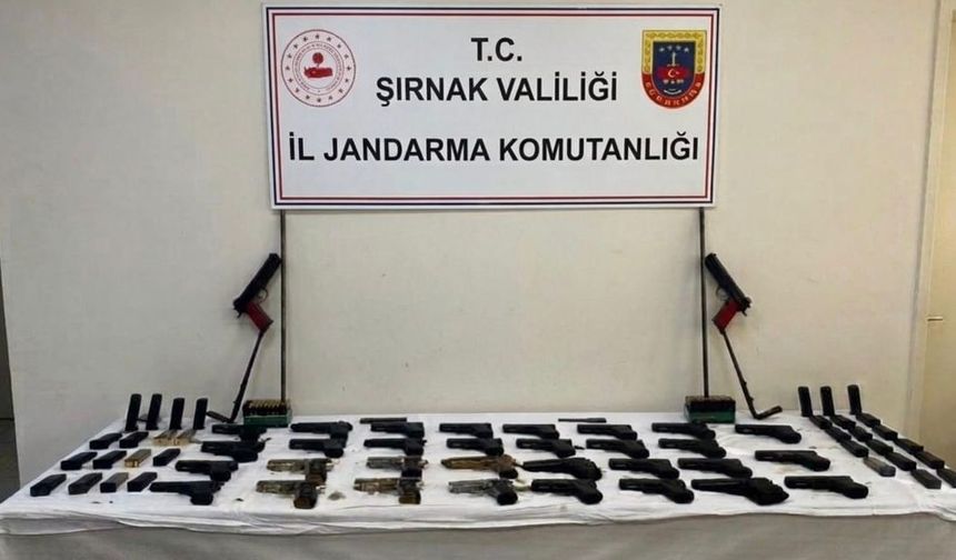 Şırnak’ta jandarmadan ithal silah kaçakçılarına darbe