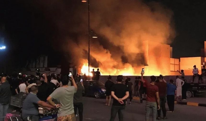 Bağdat'ta  havalimanında patlama