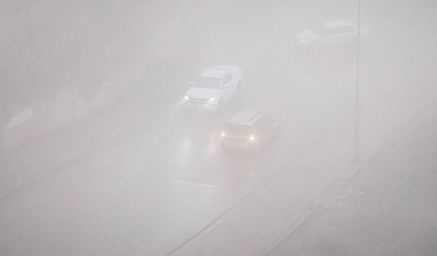Şırnak'ta Sis ve Dolu Yağışı Ulaşımı Olumsuz Etkiliyor