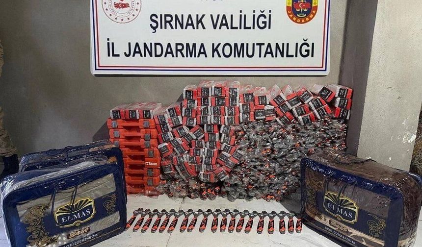 Şırnak’ta  kaçakçılık operasyonu, 82 Gözaltı