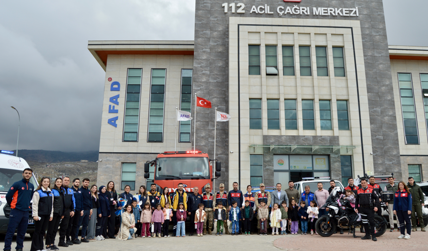 Şırnak’ta Miniklere 112 Bilinci Aşılandı