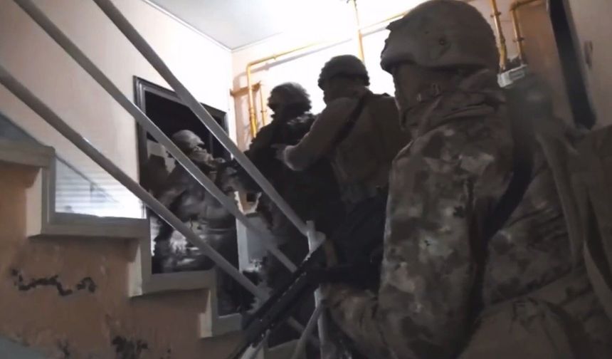 Şırnak'ta  DEAŞ operasyonu, 9 gözaltı