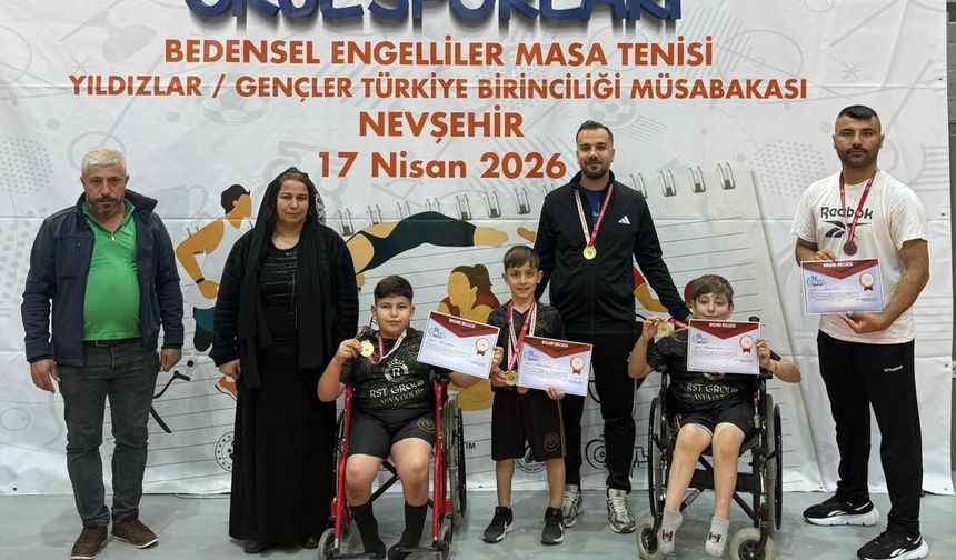 Şırnaklı sporculardan engel tanımayan şampiyonluk