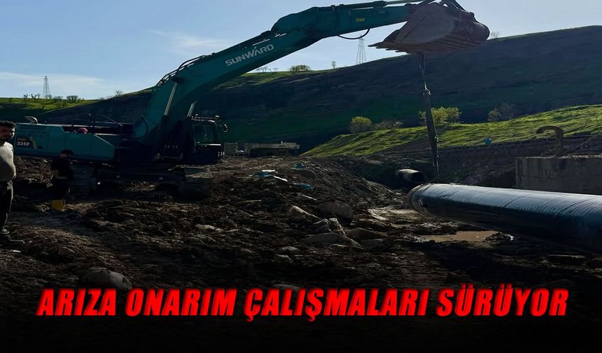 Silopi’de içme suyu hattında arıza çalışmaları sürüyor