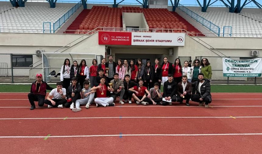 Şırnak Okul Sporları Atletizm İl Finali Sona Erdi!