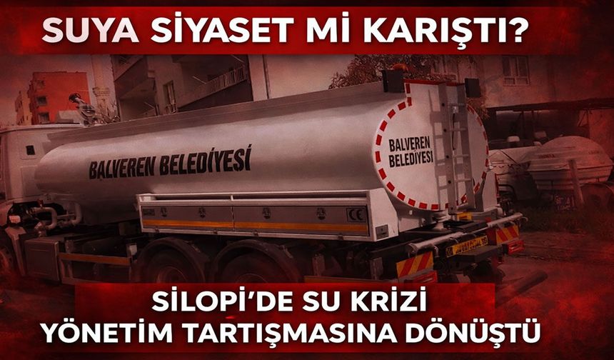 Suya siyaset mi karıştı?