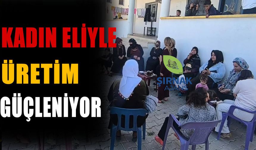 Cizre’de Kadın Eliyle Üretim Güçleniyor