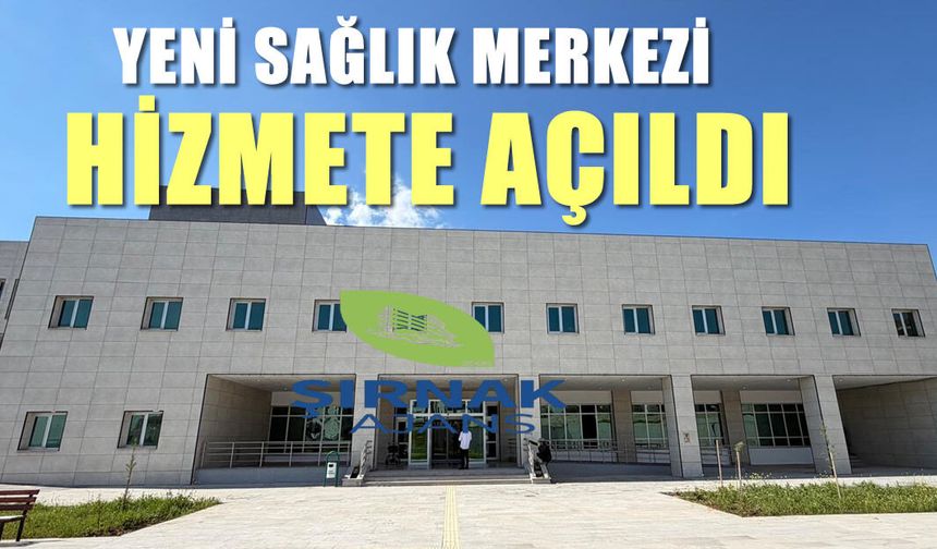 Silopi Ağız Ve Diş Sağlığı Merkezi Hizmete Açıldı