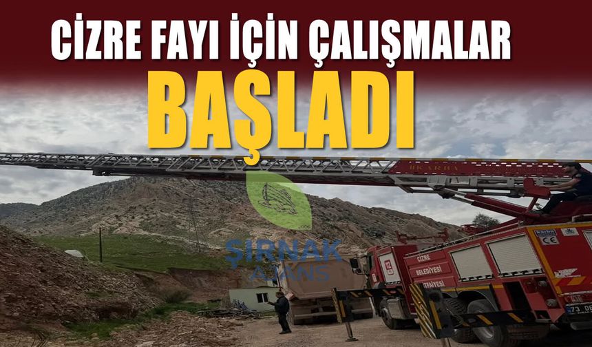 “Cizre fayı” için Paleosismoloji çalışmaları başladı