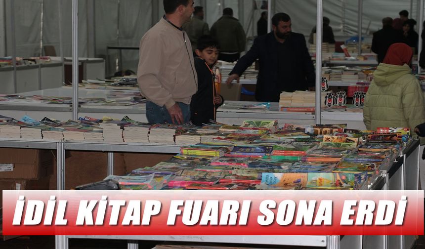 İdil Kitap Fuarı ve Kültür Şöleni Sona Erdi