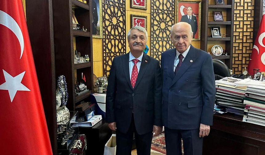 Kadim Aşiretler Federasyonu’ndan Bahçeli’ye Ziyaret