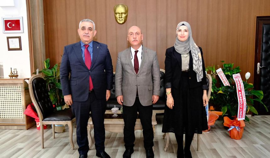 Esnaf odaları yeni milli eğitim müdürüyle bir araya geldi