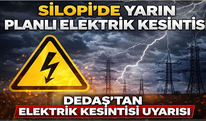 Silopi’de Mahalle Mahalle Kesinti Listesi