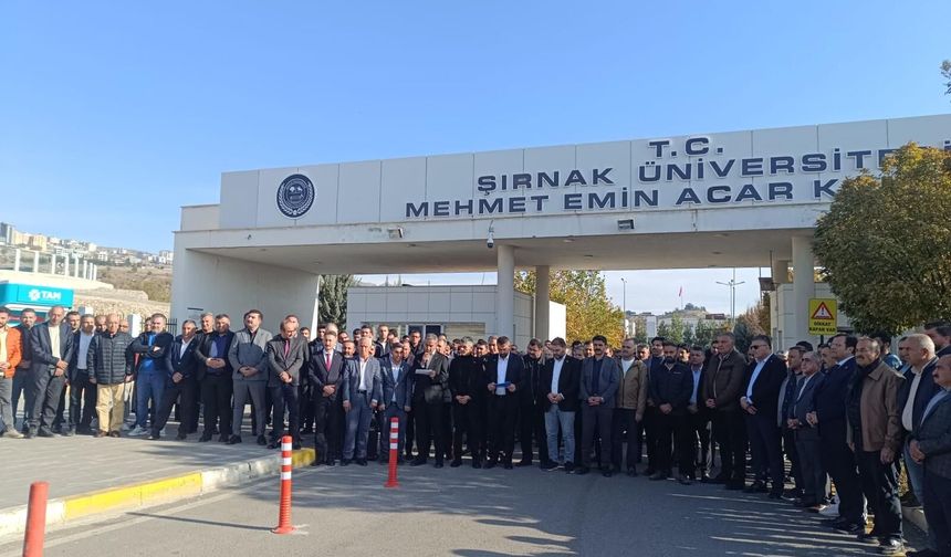 Şırnak'ta ortak duruş'İtibar suikastına izin vermeyeceğiz'