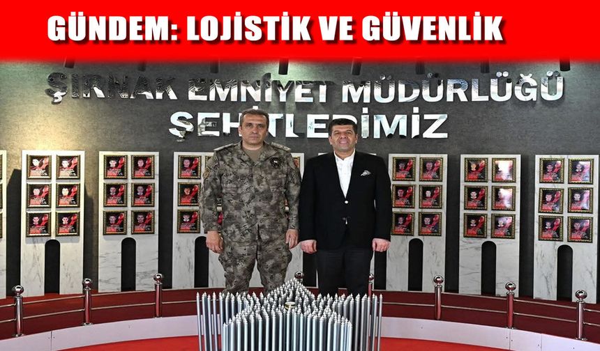 UND temsilcisi Çağlı’dan emniyet müdürü Sazak’a ziyaret