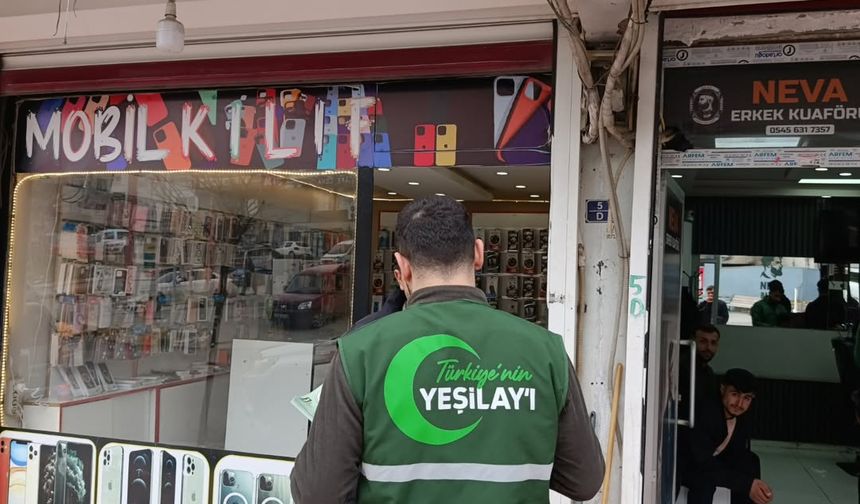 Yeşilay Elçileri Şırnak’ta Esnafla Buluştu
